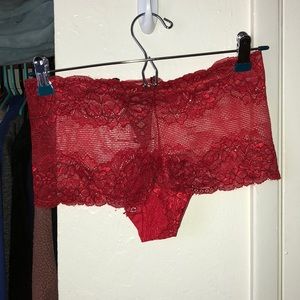 Red panties